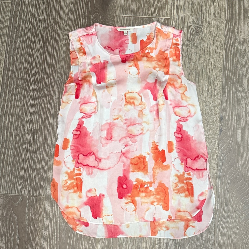 Calvin Klein Jeans Watercolor Sleeveless Top